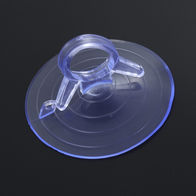 Rubber Clear Suction Cup Sucker, Heavy Duty PVC Suction Cup Hook for Car Sun Shade, Bathroom, Wall