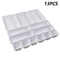 13Pcs Drawer Organizers Separator, Home, Office Storage Box for Desk, Kitchen, Bathroom, Makeup, Stationery & More