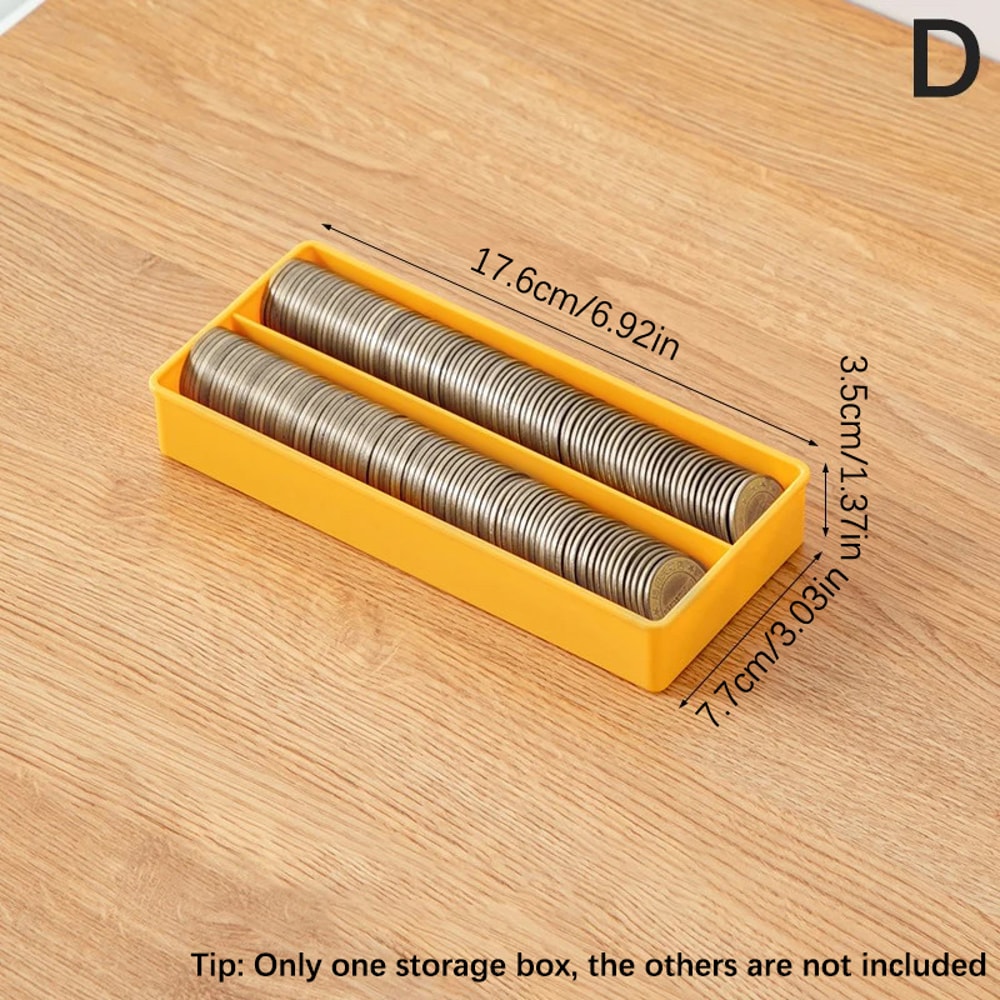 Portable Storage Box, Paper Money Album, Banknote Case with Transparent Plastic Holder for Coin Storage, Collection