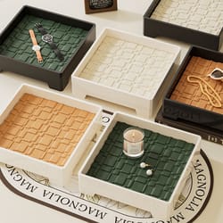 elegant key tray storage box, trendy home decor for entrance shelf, living room, porch organization