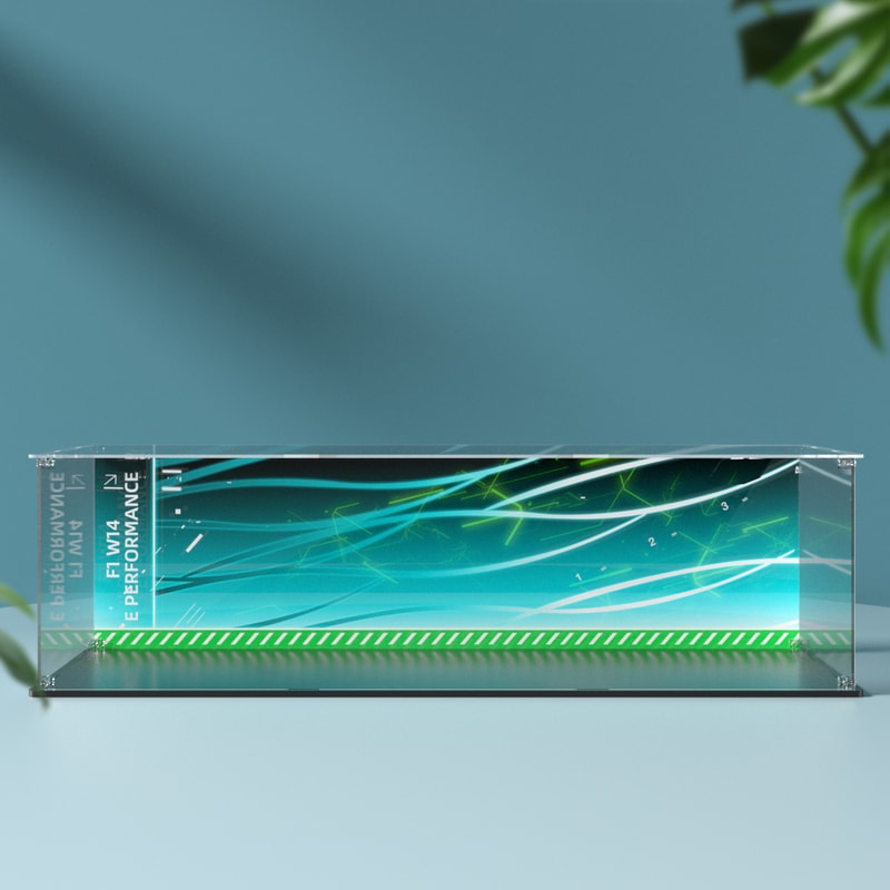 Premium Acrylic Display Box For Lego Dustproof Mercedes Building Block Case Clear Model Car Storage 4