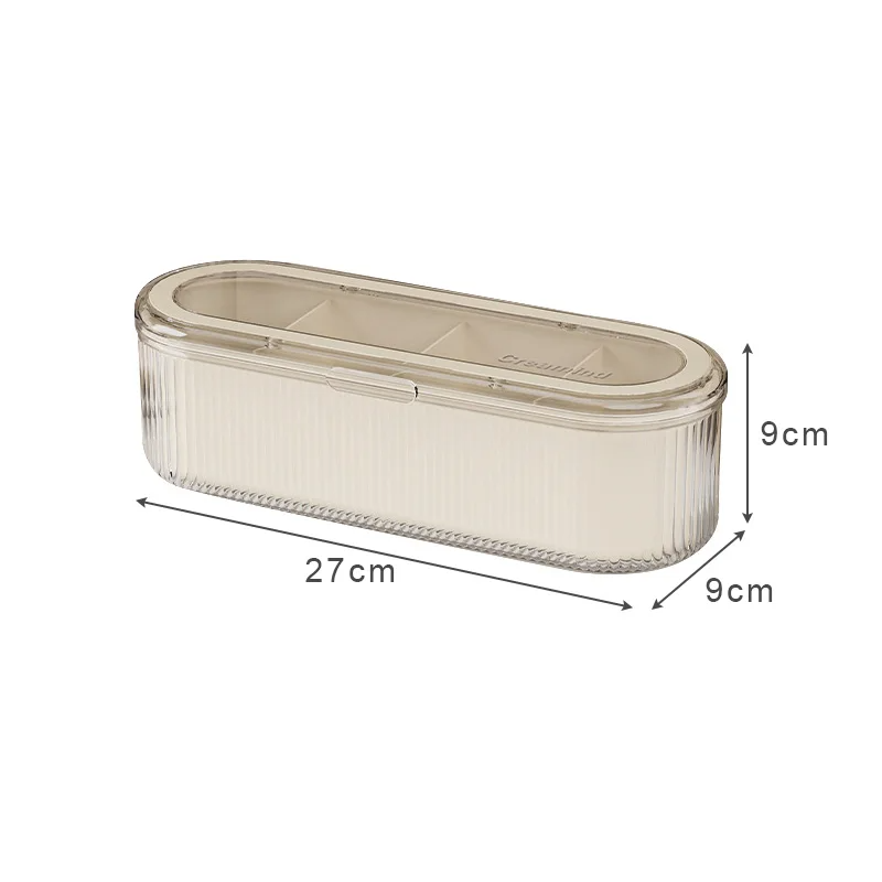 Hair Accessories Organizer Acrylic Storage Box Clear Hair Tie Organizer for Headband Laundry Pods Container Desktop Storage Box