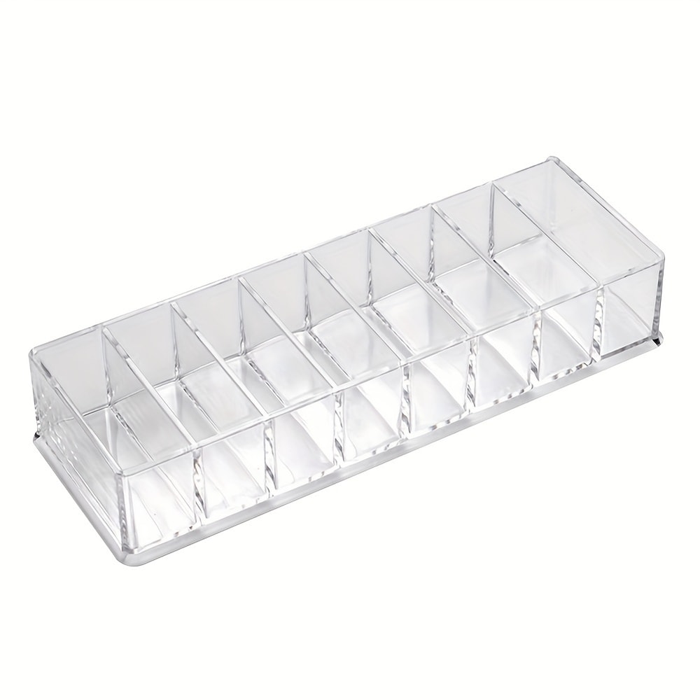 Acrylic Nail Polish Organizer, Clear Display Rack for Cosmetic Storage, Durable & Easy to Clean Nail Studio Props