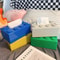Creative Cartoon Building Block Tissue Box, High Aesthetic Value Household Napkin Paper Drawer Storage Box for Home