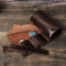 Premium High End Cowhide Leather Portable Watch Storage Bag, Travel Friendly Watch Box for Men, Womens Watch Collection