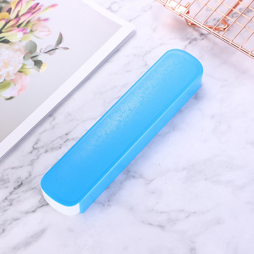 Portable Cutlery Storage Box Wheat Pull Design For Chopsticks Fork Spoon Straw TravelFriendly Plast 2