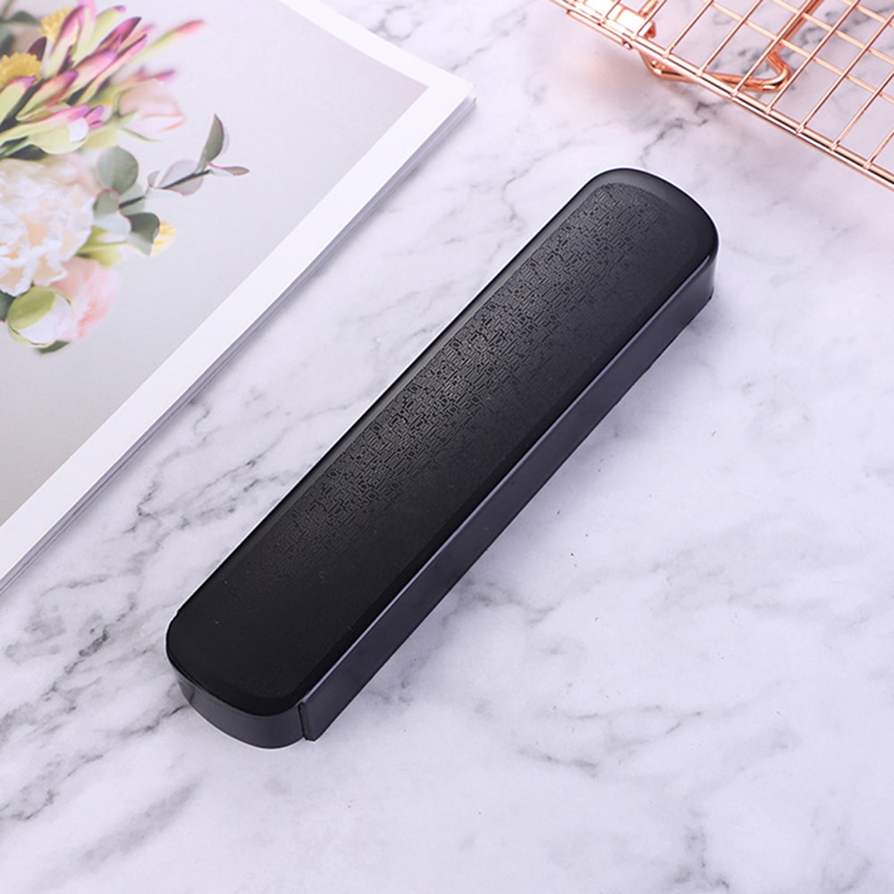 Portable Cutlery Storage Box Wheat Pull Design For Chopsticks Fork Spoon Straw TravelFriendly Plast 3