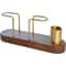 HeMu-Tooth Swab Tube Tissue Holder, Black Walnut Minimalist Dining Table Tissue Storage Rack for Restaurant Coffee Shops
