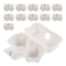 12Pcs Egg Carton, Paper Pulp Container Egg Box Storage Bulk Egg Holders, Chicken Egg Trays & Fridge Organizers for Safe