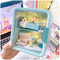 Rectangle Box Storage, Anime Figure & Doll Collection Display Stand Organizer Case for Dimoo Home Decor