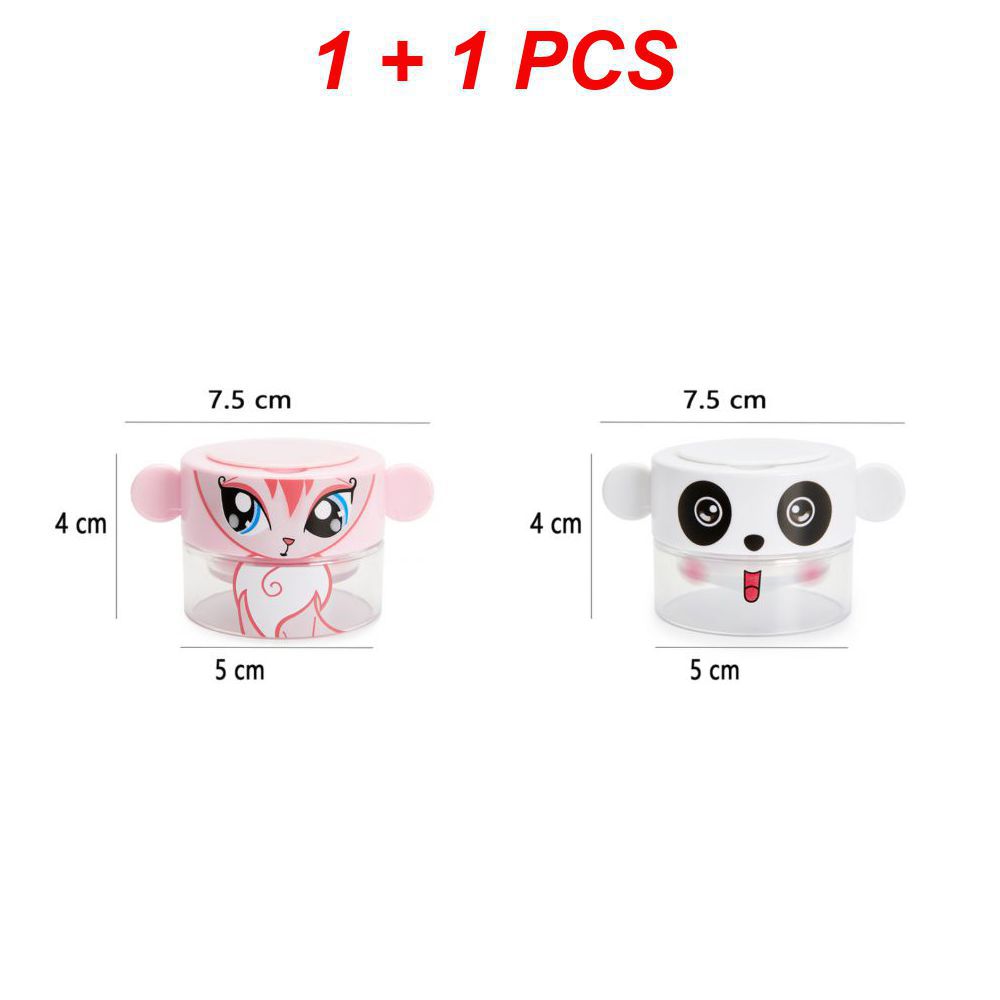 Cartoon Pill Grinder, Pulverizer, Portable Tablet Crusher, Medicine Dispenser Storage Container