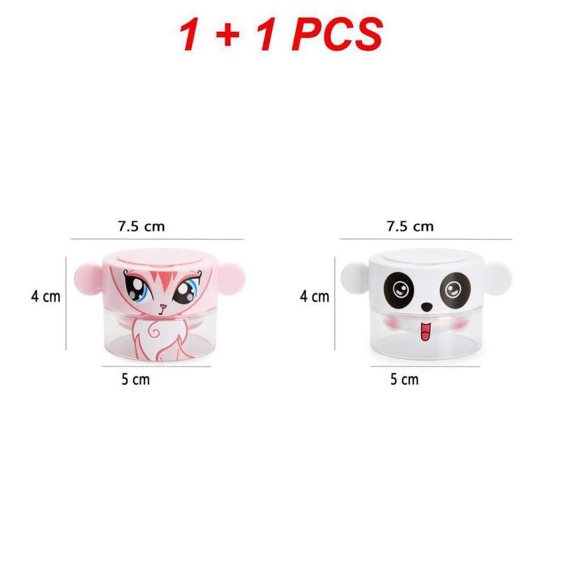 Cartoon Pill Grinder, Pulverizer, Portable Tablet Crusher, Medicine Dispenser Storage Container
