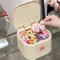 Hair Accessories Organizer for Girls, Hair Tie Headband Storage Box for Bows, and Swab Organization Bathroom Containers