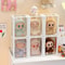 Labubu Display Box Glass Vinyl Doll Storage Case Handmade Transparent Display For Cotton Dolls Desk 0