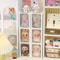 Labubu Display Box Glass Vinyl Doll Storage Case Handmade Transparent Display For Cotton Dolls Desk 1