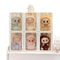 Labubu Display Box Glass Vinyl Doll Storage Case Handmade Transparent Display For Cotton Dolls Desk 3