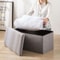 1pc Foldable Fabric Storage Stool, Multifunctional Home Organizer for Shoes, Toys & More, Space-Saving Storage Box