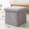 1pc Foldable Fabric Storage Stool, Multifunctional Home Organizer for Shoes, Toys & More, Space-Saving Storage Box