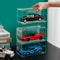 Car Model Display Box, Transparent Stackable Storage Rack for Diecast Cars Model Storage Cabinet with Clear View