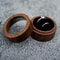 Natural Walnut Wood Wedding Ring Case Box Handcrafted Jewelry Display Organizer For Earrings Rings 2