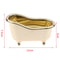 Mini Bathtub Makeup Organizer, Gold Silver Soap Jewelry Storage Box, Desktop Sundry Storage Case for Small Accessories