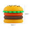 Creative Hamburger Shaped Silicone Wax Jar 5ml, Portable Silicone Smoke Oil Box, Storage Container.