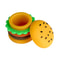 Creative Hamburger Shaped Silicone Wax Jar 5ml, Portable Silicone Smoke Oil Box, Storage Container.