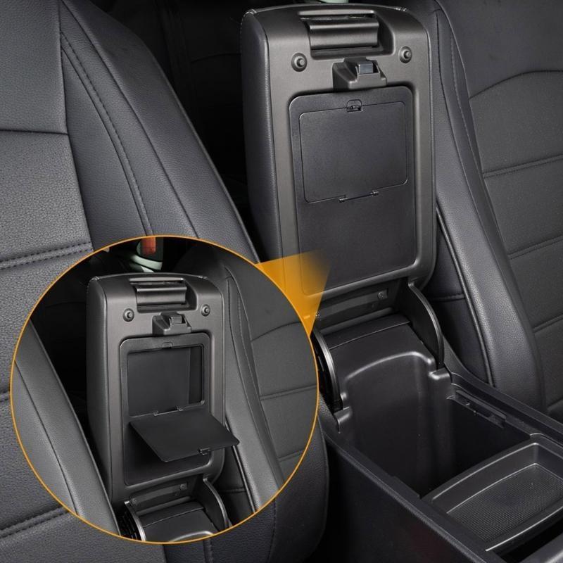 37MA Innovative Invisible Storage Box, Convenient Plastic Compartment for Automotives, Car Center Console Organizer