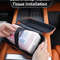 Creative Car Mounted Tissue Box Drawer, Multifunctional Armrest, Backrest Hanging Organizer with Sun Visor