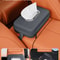 Creative Car Mounted Tissue Box Drawer, Multifunctional Armrest, Backrest Hanging Organizer with Sun Visor