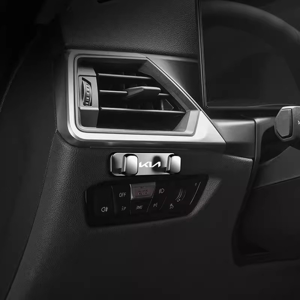 Car Double Hooks Organizer, Alloy Hook Hanging Storage Accessorie for KIA K5, K9, Sportage, Niro, Carnival, EV6, EV9, K8