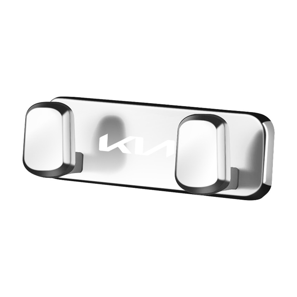 Car Double Hooks Organizer, Alloy Hook Hanging Storage Accessorie for KIA K5, K9, Sportage, Niro, Carnival, EV6, EV9, K8