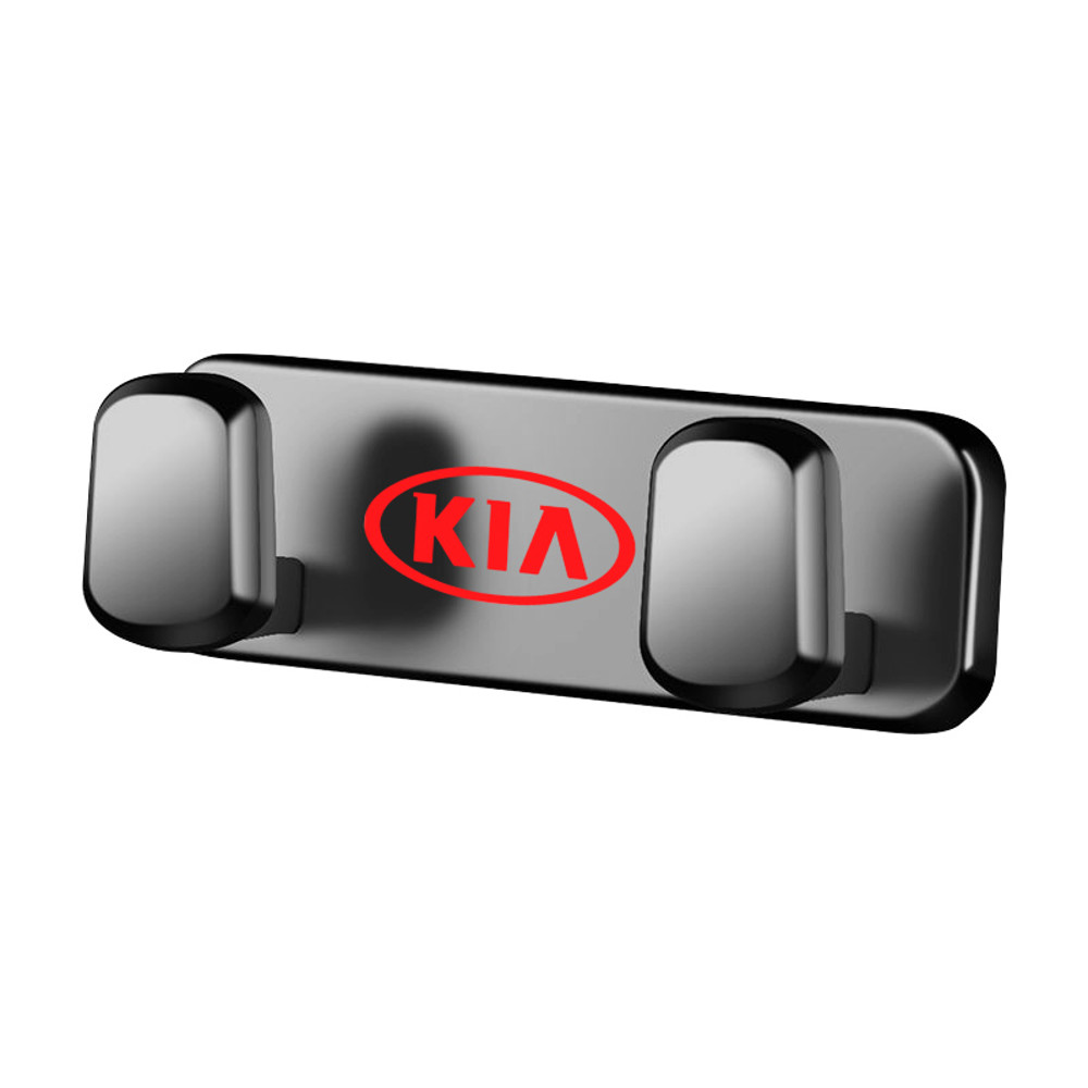 Car Double Hooks Organizer, Alloy Hook Hanging Storage Accessorie for KIA K5, K9, Sportage, Niro, Carnival, EV6, EV9, K8