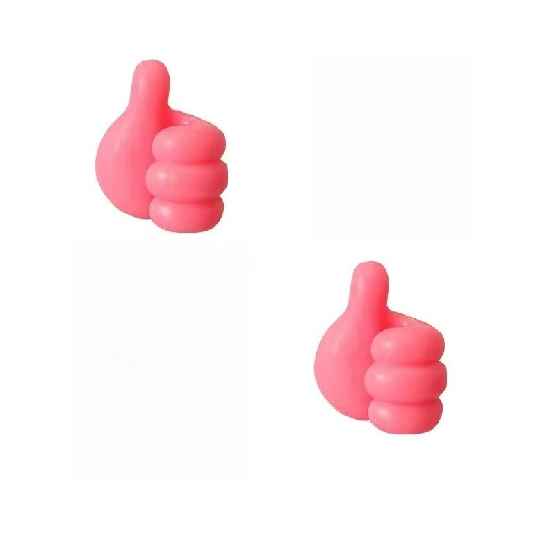 Self Adhesive Mini Hook Organizer, Hand Holder for Glasses, Cords, Power Cables & Charging Wires, Car, Wall Gadget