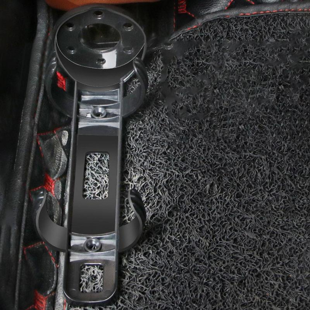 Universal Car Fire Extinguisher Mount, Dual Purpose Home, Auto Bracket with Velcro, Adhesive Tape for Secure Trunk Rack