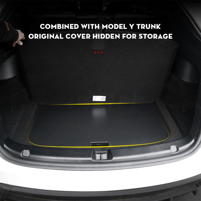 Futhope Portable Trunk Picnic Table For Tesla Y 20182024 Foldable Travel Desk For Camping Work Rest 1