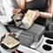 Multi-Pocket Car Arm Rest Cushion, Center Console Cushion with Cup Holder, Tissue Storage, Elbow Support Pad