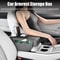 Multi-Pocket Car Arm Rest Cushion, Center Console Cushion with Cup Holder, Tissue Storage, Elbow Support Pad