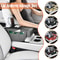 Multi-Pocket Car Arm Rest Cushion, Center Console Cushion with Cup Holder, Tissue Storage, Elbow Support Pad