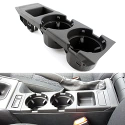 new double hole car styling front center console storage box coin, cup holder for bmw e46 series (1999-2006)
