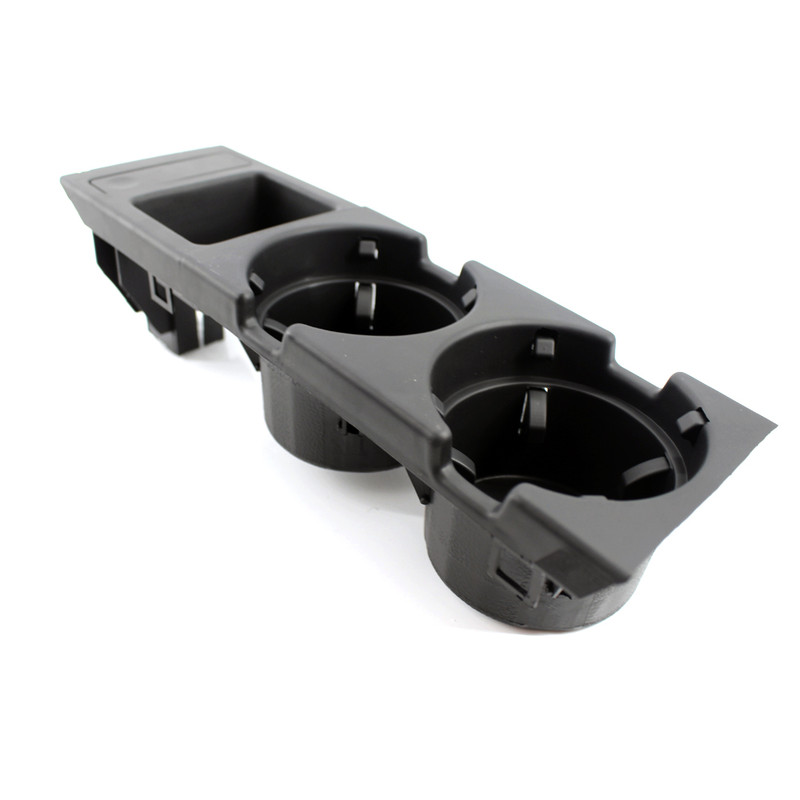 New Double Hole Car Styling Front Center Console Storage Box Coin, Cup Holder for BMW E46 Series (1999-2006)
