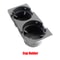 New Double Hole Car Styling Front Center Console Storage Box Coin, Cup Holder for BMW E46 Series (1999-2006)