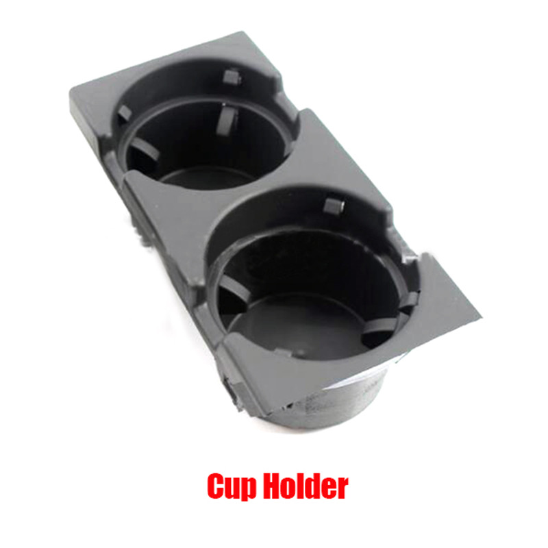 New Double Hole Car Styling Front Center Console Storage Box Coin, Cup Holder for BMW E46 Series (1999-2006)