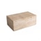 Modern Natural Travertine Storage Box, Elegant Cover Design for Home, Hotel, Desktop Decoration