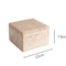 Modern Natural Travertine Storage Box, Elegant Cover Design for Home, Hotel, Desktop Decoration