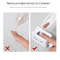 Professional Double Layer Glitter Powder, Drill Nail Art Storage Box, Portable Jewelry Recycling Container Manicure Tool