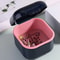 Plastic Nail Tool Sterilizer Box, Manicure Drill Bits Cleaning Box, Soaking Tray, Salon Storage Container Case for Salon