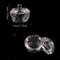 Professional Nail Art Glass Cup with Lid, Acrylic Liquid & Brush Cleaner Dappen Dish for Salon, Home Use