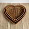 Heart-Shaped Woven Storage Basket, Multi Simulation Rattan Desktop Basket for Bread, Fruit, Restaurant Serving Display