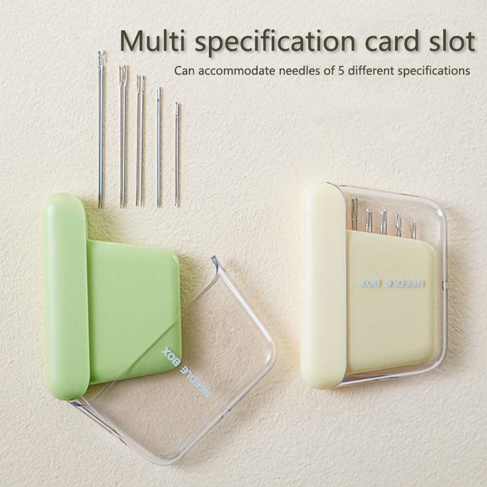 1Pcs Magnetic Suction Hand Sewing Needle Storage Box with 10 Needles, Portable Sewing Needle Set, Compact Sewing Tool
